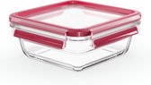 Tefal MasterSeal N1041410 boîte hermétique alimentaire Carré 0,8 L Transparent, Rouge 1 pièce(s)