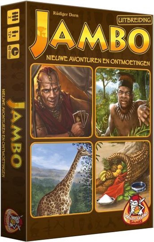 Afbeelding van het spel uitbreiding Jambo: nieuwe avonturen en ontmoetingen