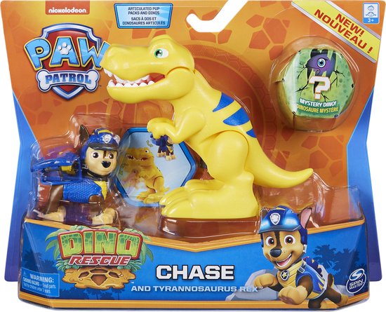 PAW Patrol Dino Rescue - Chase en Dino-actiefiguren - Speelfigurenset - PAW Patrol