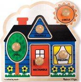 vormenpuzzel Vormen junior hout 5 stukjes