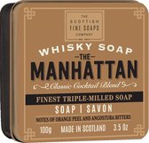 Scottish Fine Soaps Soap In A Tin Whisky Cocktail The Manhattan Zeep 100gr