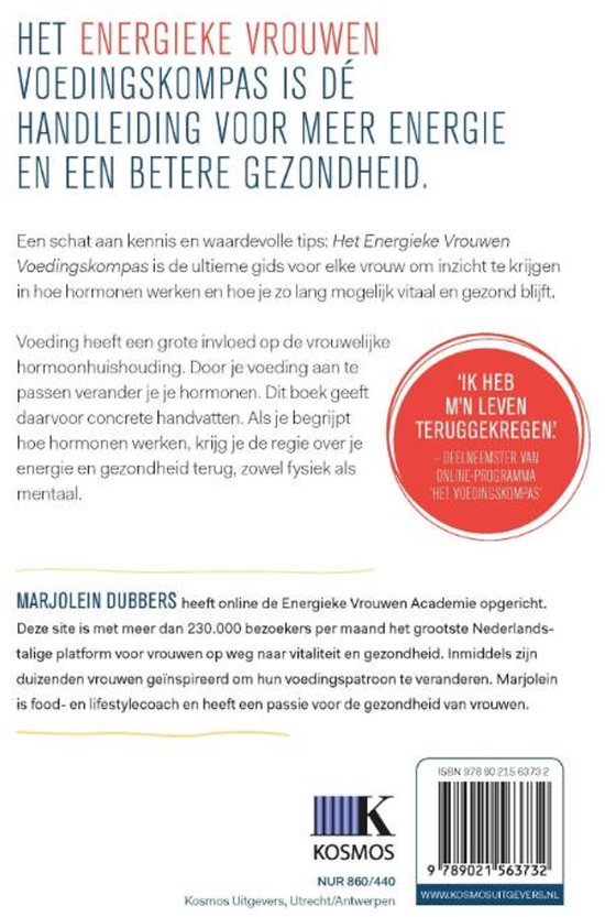 Het energieke vrouwen voedingskompas