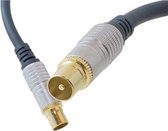 shiverpeaks sp-PROFESSIONAL coax-kabel 15 m IEC Blauw, Goud, Grijs