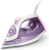 Bol.com Philips 3000 series DST3010/30 strijkijzer Stoomstrijkijzer Keramische zoolplaat 2000 W Paars Wit aanbieding