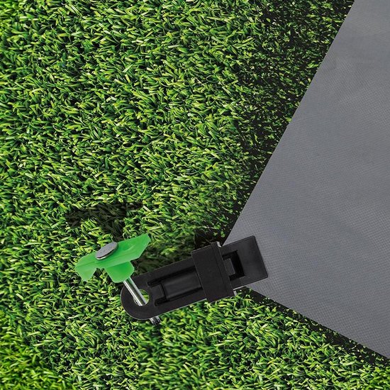 ProPlus Tenttapijt clips - schroefmodel - stevige grip - 83 x 28 x 21 mm - 4 stuks van ProPlus — afbeelding 4