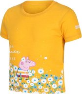 Regatta T-shirt Peppa Pig Junior Katoen Geel Maat 104/110