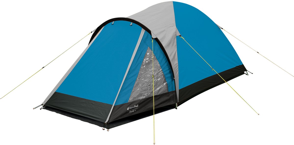 Eurotrail Koepeltent Rocky 4-persoons 240 Cm Polyester Blauw