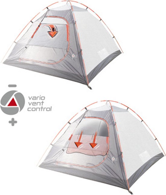 High Peak Talos 3 Koepeltent - Donkergrijs - 3 Persoons