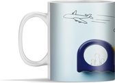 Mok - Illustraties bij een rolmaat - 350 ml - Beker