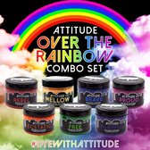 Attitude Hair Dye Semi permanente haarverf OVER THE RAINBOW Combo Set Combi set 7 potjes haarverf Multicolours