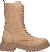 Omoda Lpmonk-08 Veterboots - Laarzen Met Veters - Dames - Camel - Maat 37