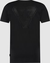 Purewhite -  Heren Regular Fit    T-shirt  - Zwart - Maat XL