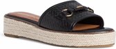 Tamaris Dames Sandaaltje 1-1-27244-36 001 zwart Maat: 42 EU