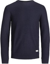 Jack & Jones Trui Jortons Knit Crew Neck Sn 12193507 Sky Captain/solid Mannen Maat - L