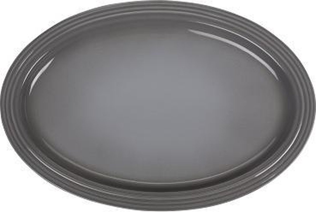 LE CREUSET - Aardewerk - Ovale serveerschaal 46cm Mist Grey