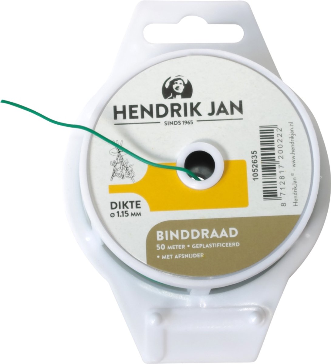 Hendrik Jan - Geplastificeerd draad - Korfje - 50 m - 1,15 mm