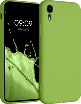 kwmobile telefoonhoesje voor Apple iPhone XR - Hoesje voor smartphone - Back cover in groene peper