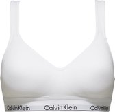 Calvin Klein dames Modern Cotton bralette top - met voorgevormde cups - wit - Maat: M