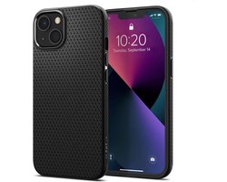 Spigen Liquid Air TPU met Air Cushion hoesje geschikt voor iPhone 13 mini - zwart