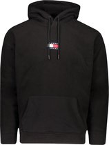 Tommy Hilfiger Sweater Zwart Oversized - Maat L - Heren - Herfst/Winter Collectie - Polyester
