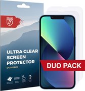 Lot de deux protections d'écran Ultra transparentes Rosso Apple iPhone Duo Pro