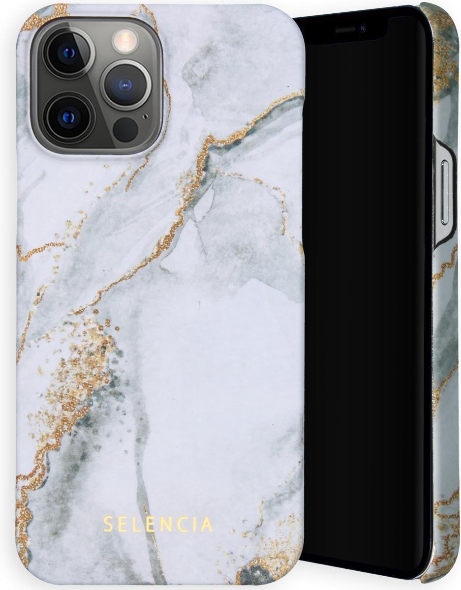 Selencia Maya Fashion Backcover iPhone 13 Pro Max hoesje - Marble Stone
