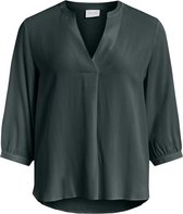 Vila Blouse Vidania 3/4 Shirt/su - Noos 14059602 Darkest Spruce Dames Maat - W44