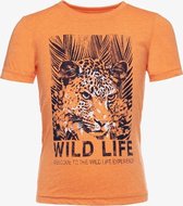 TwoDay jongens T-shirt - Oranje - Maat 110/116