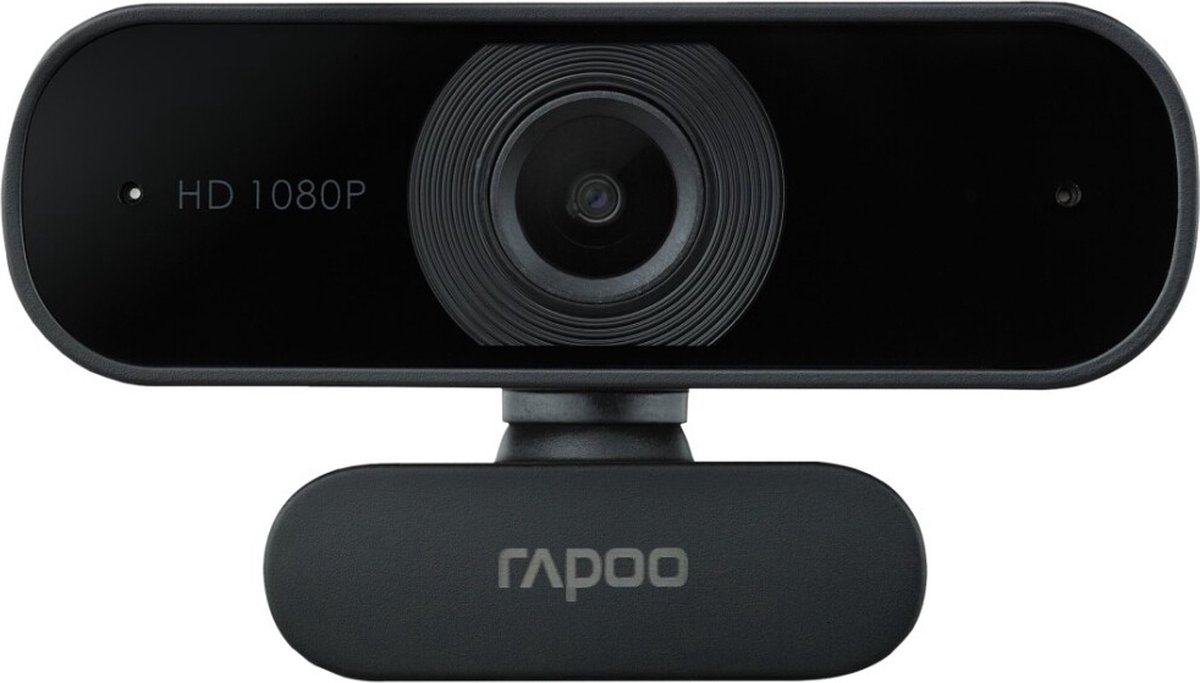 Rapoo XW180 - Webcam - Full HD - Zwart