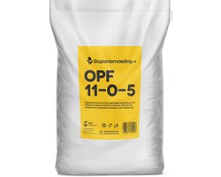 OPF Granulaat 11-0-5 - 20 kg - 100% plantaardige meststofkorrel - Werkt zeer snel en langsdurig - Voordelig in gebruik