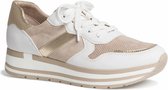 Marco Tozzi Dames Sneaker 2-2-23720-26 435 beige F-breedte Maat: 40 EU