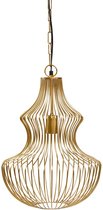 PTMD Sherr Ronde Hanglamp - H47 x Ø35,5 cm - Ijzer - Goud