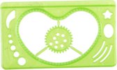 tekensjabloon junior 9 cm groen