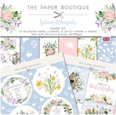 The Paper Boutique Papierset - Spring Whispers - 8x8 inch - 36 + 32 stuks