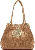 Zeen Bag damestas taupe leer