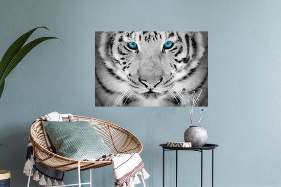 Stickers Stickers muraux - Tigre - Tête - Nez - 60x40 cm - Feuille adhésive