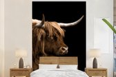 Behang - Fotobehang Schotse hooglander - Vacht - Dier - Breedte 180 cm x hoogte 280 cm