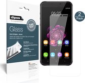 dipos I 2x Pantserfolie helder compatibel met Oukitel U20 Plus Beschermfolie 9H screen-protector