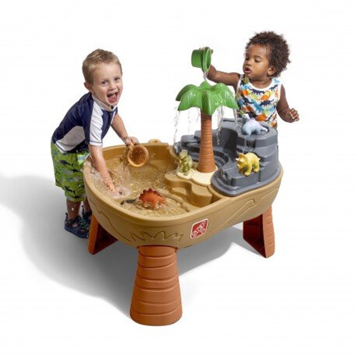Step2 Dino Dig Zand & Watertafel - Zandtafel voor 15L water en 9 kg zand - Incl. 7 accessoires - Waterspeelgoed voor de tuin / buiten — afbeelding 7