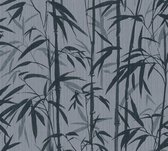 AS Creation MICHALSKY - Design behang - Bamboe - grijs zwart - 1005 x 53 cm
