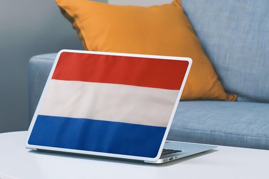 Sticker pour ordinateur portable - 15,6 pouces - Drapeau néerlandais