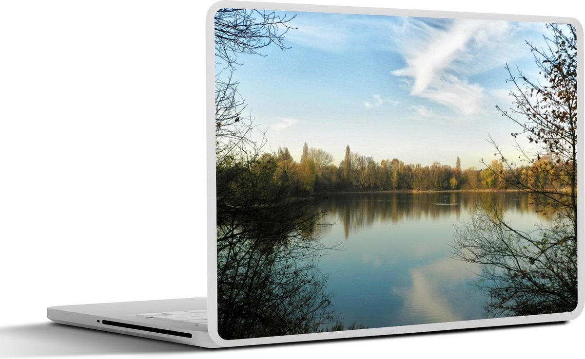 Afbeelding van product SleevesAndCases  Laptop sticker - 17.3 inch - Herfst in Dusseldorf