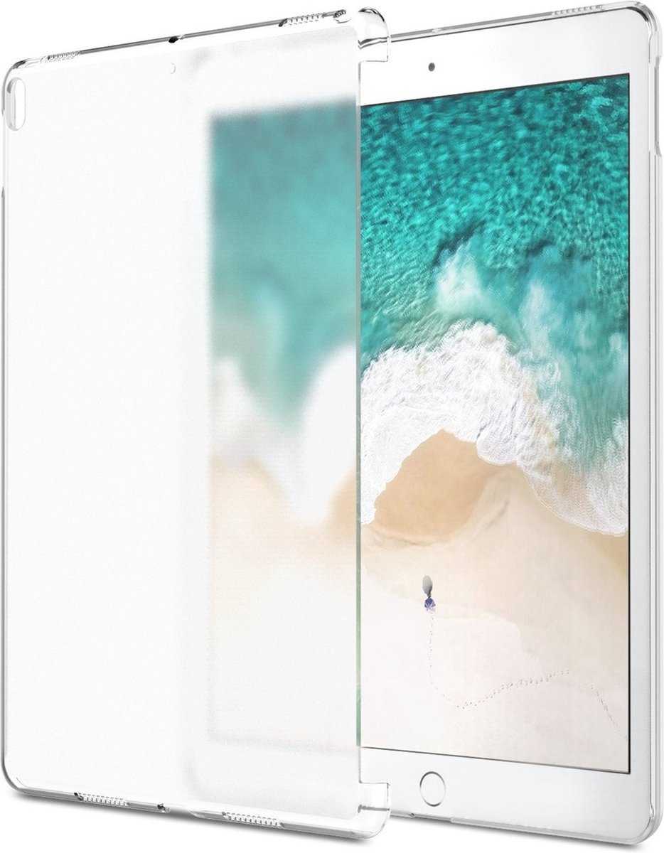 Geschikt voor iPad Pro 10.5 (2017) / iPad Air (2019) back cover TPU hoes transparant geschikt voor smart cover