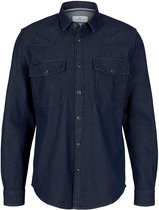 Tom Tailor overhemd Donkerblauw-L