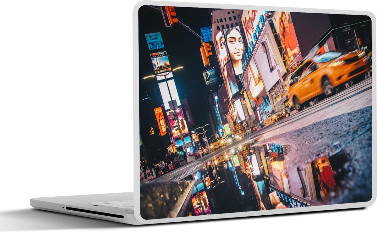 Afbeelding van product SleevesAndCases  Laptop sticker - 15.6 inch - New York - Water - Reclamebord