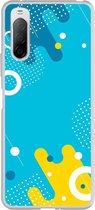 Smartphonebooster Telefoonhoesje - Back Cover - Geschikt Voor Sony Xperia 10 II - Blue En Blue