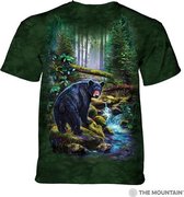 T-shirt Black Bear Forest XXL