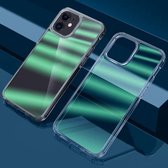 wlons Dazzle Color TPU + PC Transparante beschermhoes voor iPhone 13 mini (groen licht)