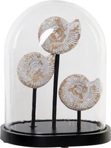 Decoratieve figuren DKD Home Decor Hars Kristal Staal Hout MDF (26 x 19 x 33 cm)