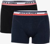 Jack & Jones heren boxershorts 2-pack - Zwart - Maat S